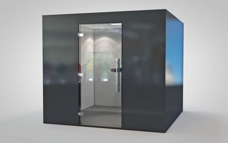 2.4m x 2.4m Enclosed Meeting Room With Seating - Enhanced