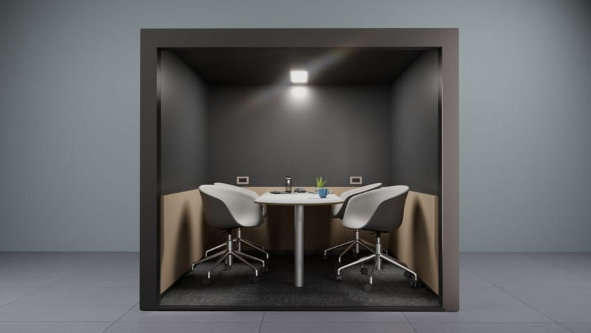 2.4m x 2.4m Open Meeting Room - Enhanced
